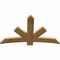 Ekena Millwork Alberta Rough Sawn Timber Gable Bracket, Western Red Cedar, 60"W x 38"H x 2"D x 6"F, 15/12 Pitch GBW060X38X0206ALB00RWR - alternate 5